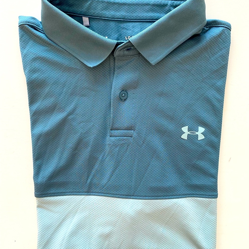 Under Armour Performance Polo - Color Block, Mens Size Large